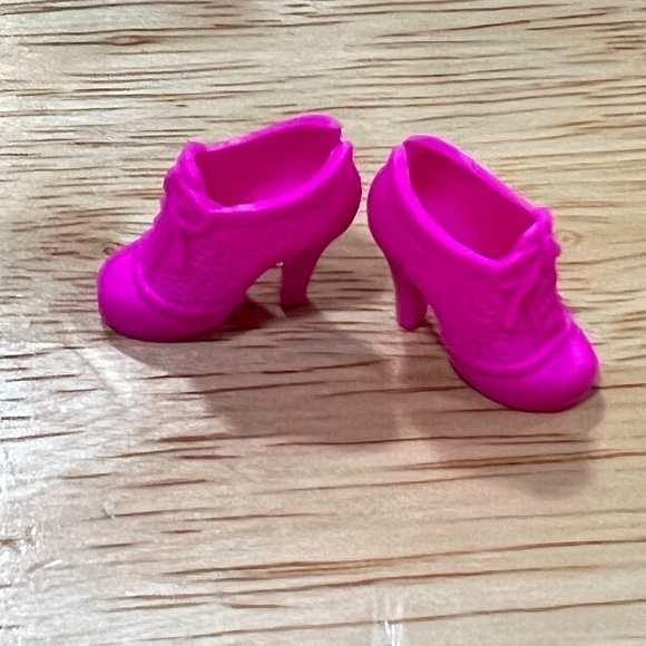 Barbie Toys Mattel Barbie Doll Shoes Fashionistas Hot Pink Ankle